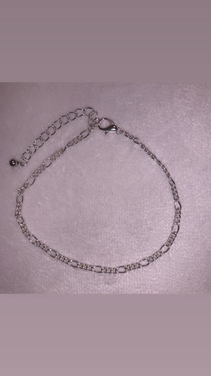 Silver anklet