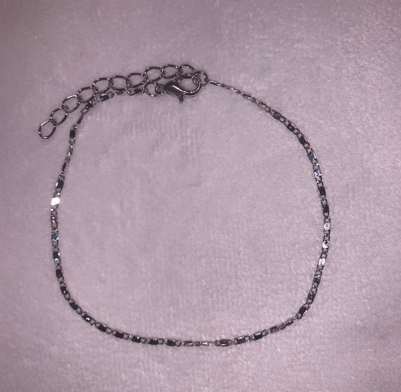 Silver Chels anklet