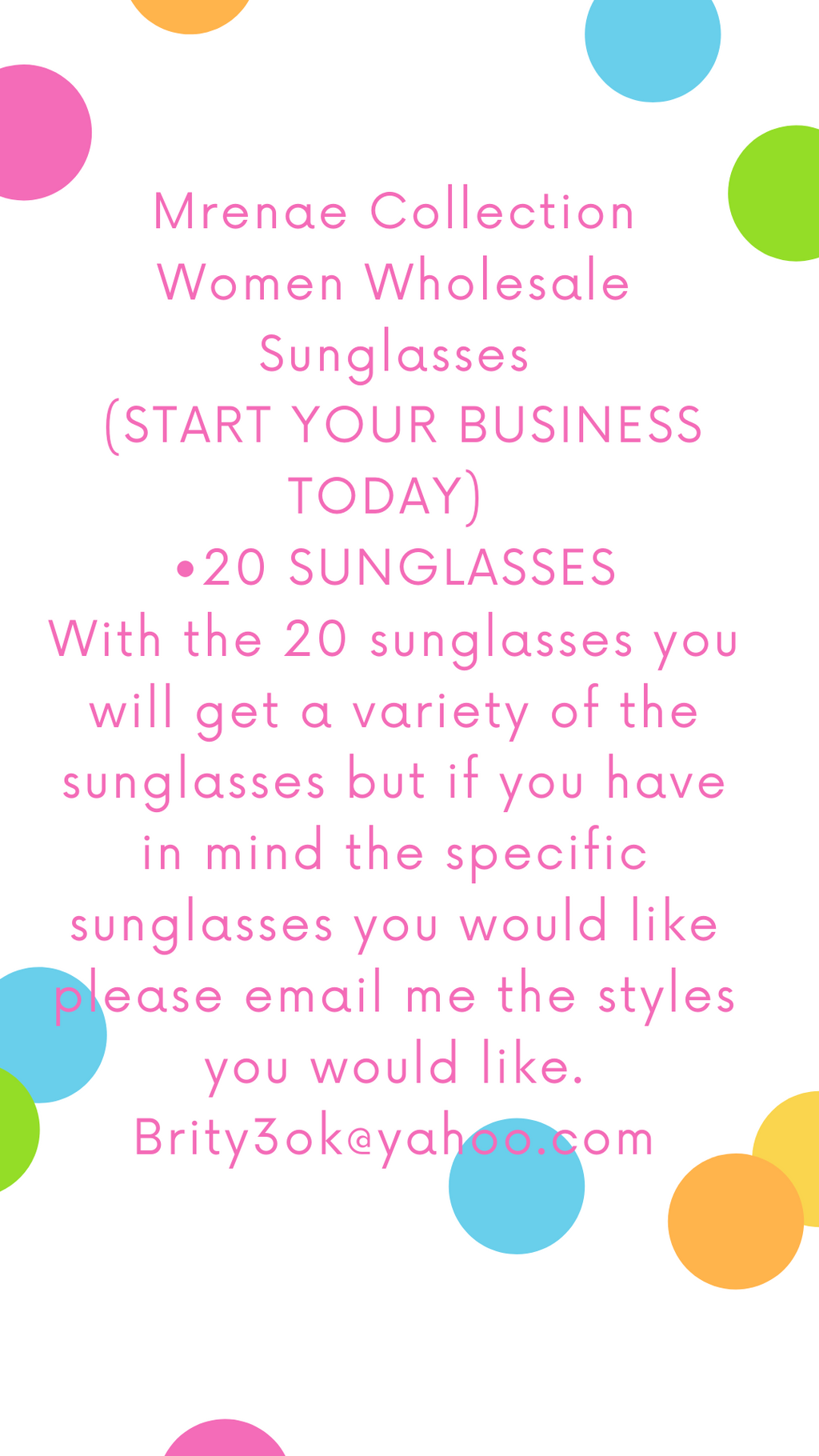 20 ADULT sunglasses