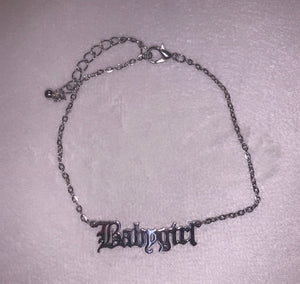 Babygirl anklet